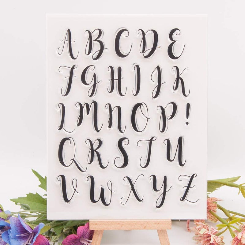 Arrietty Capital Alphabets Alphas Letter Clear Stamps for Card Making Decoration and DIY Scrapbooking - Image 4